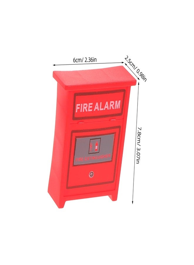 Joinpaya Realistic Fire Extinguisher Playset for Kids Firefighter Toys Mini Fire Extinguisher Ladder Model Dollhouse Accessories for Interactive Role Playing and Photography Props - Image 2